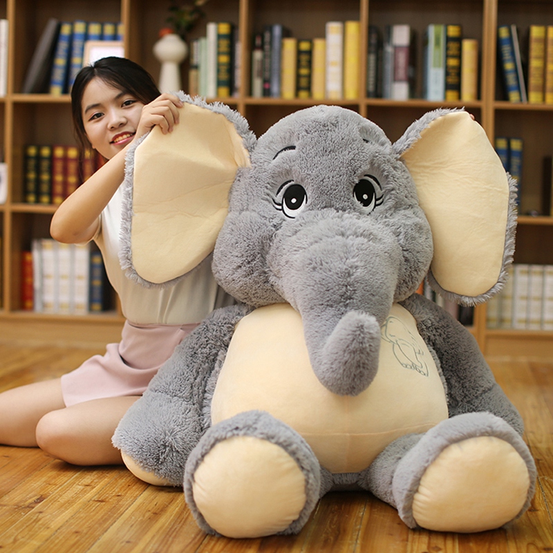 Kids Toys Elephant - Giant plush Elephant toys Grey Stuffed
