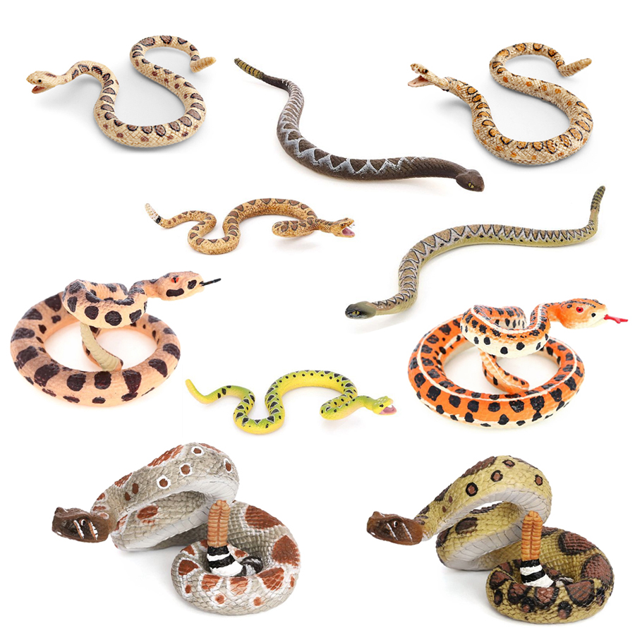 Kids Toys China - Realistic Wild Diamondback Rattlesnake Snake Reptile