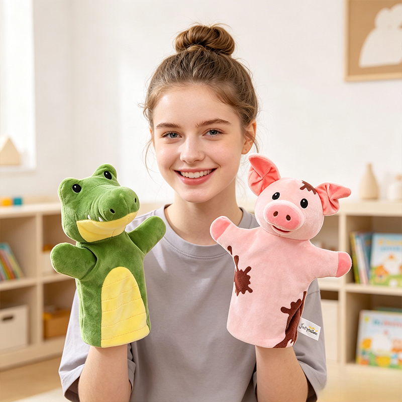 Kids Toys Elephant - Cute Animals Hand Puppet Plush Toys