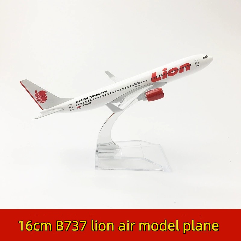 Kids Toys Idea - 16cm b737 Lion Air Aeroplane model