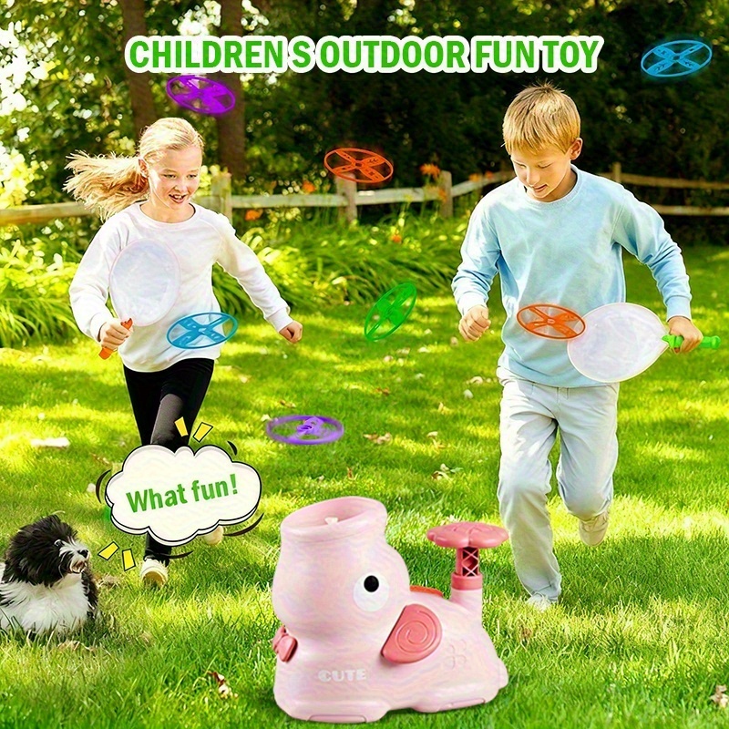 Kids Toys Elephant - Air Launcher Toy Outdoor Soaring Flying