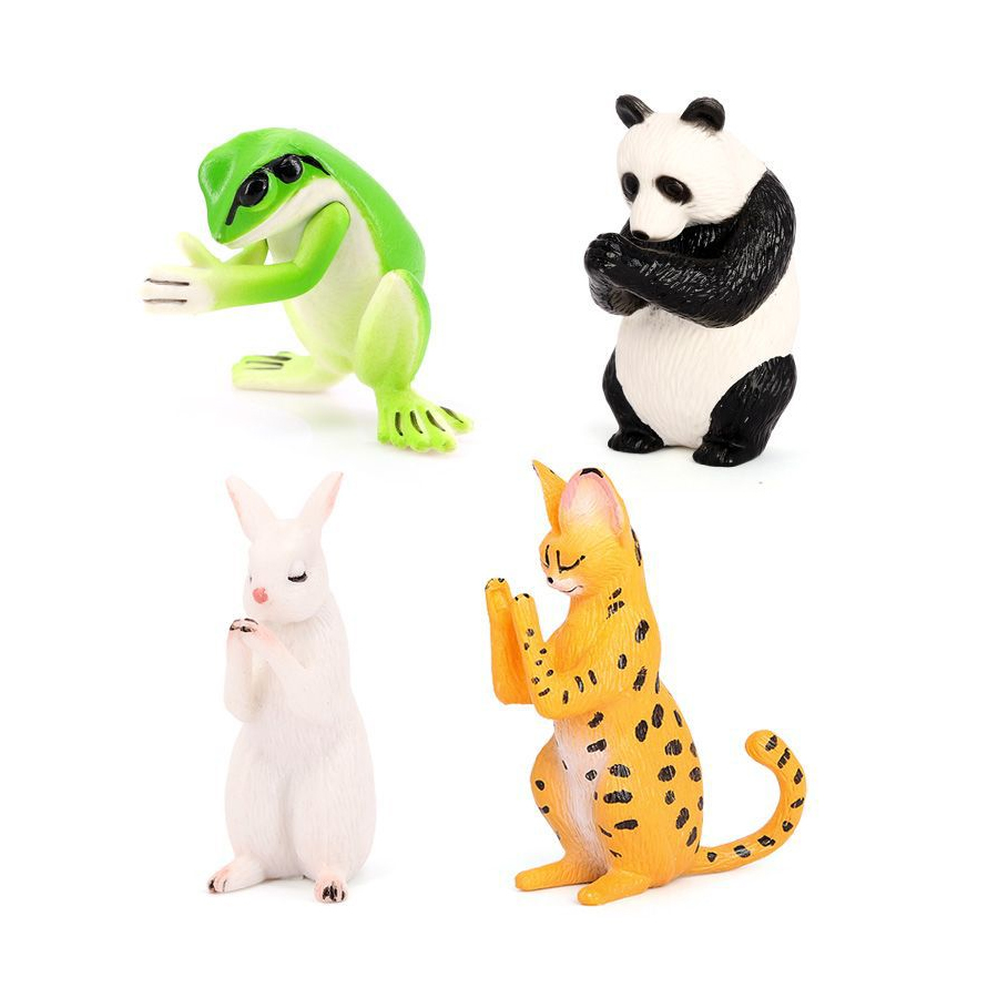 Realistic Frog Cat Rabbit Pand - Kids Toys Elephant ulasan dan harga