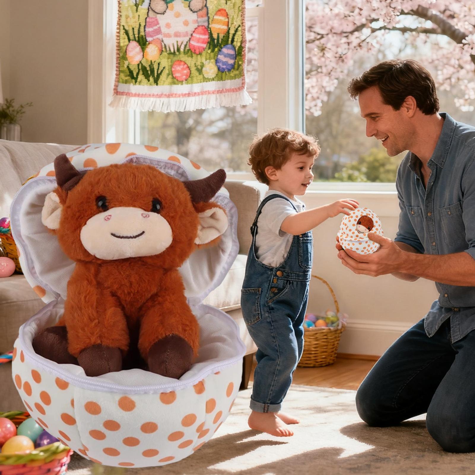 Animal Plush Toys Easter Decor - Kids Zip Toys ulasan dan harga