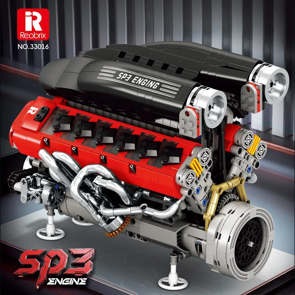 1240PCS Car Engine SP3 Engine  - Kids Toys Idea ulasan dan harga