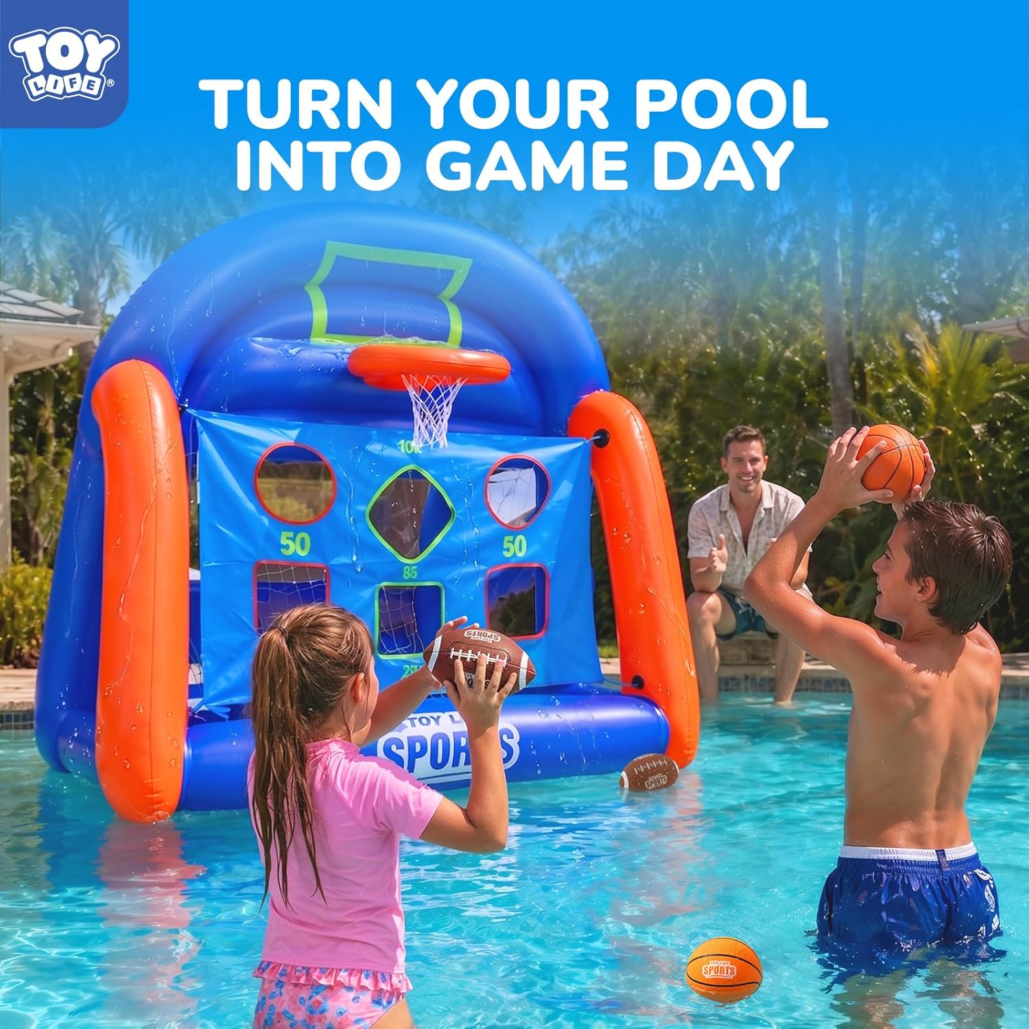 Multi-Sport Pool Games Inflata - Kids Toys Set ulasan dan harga