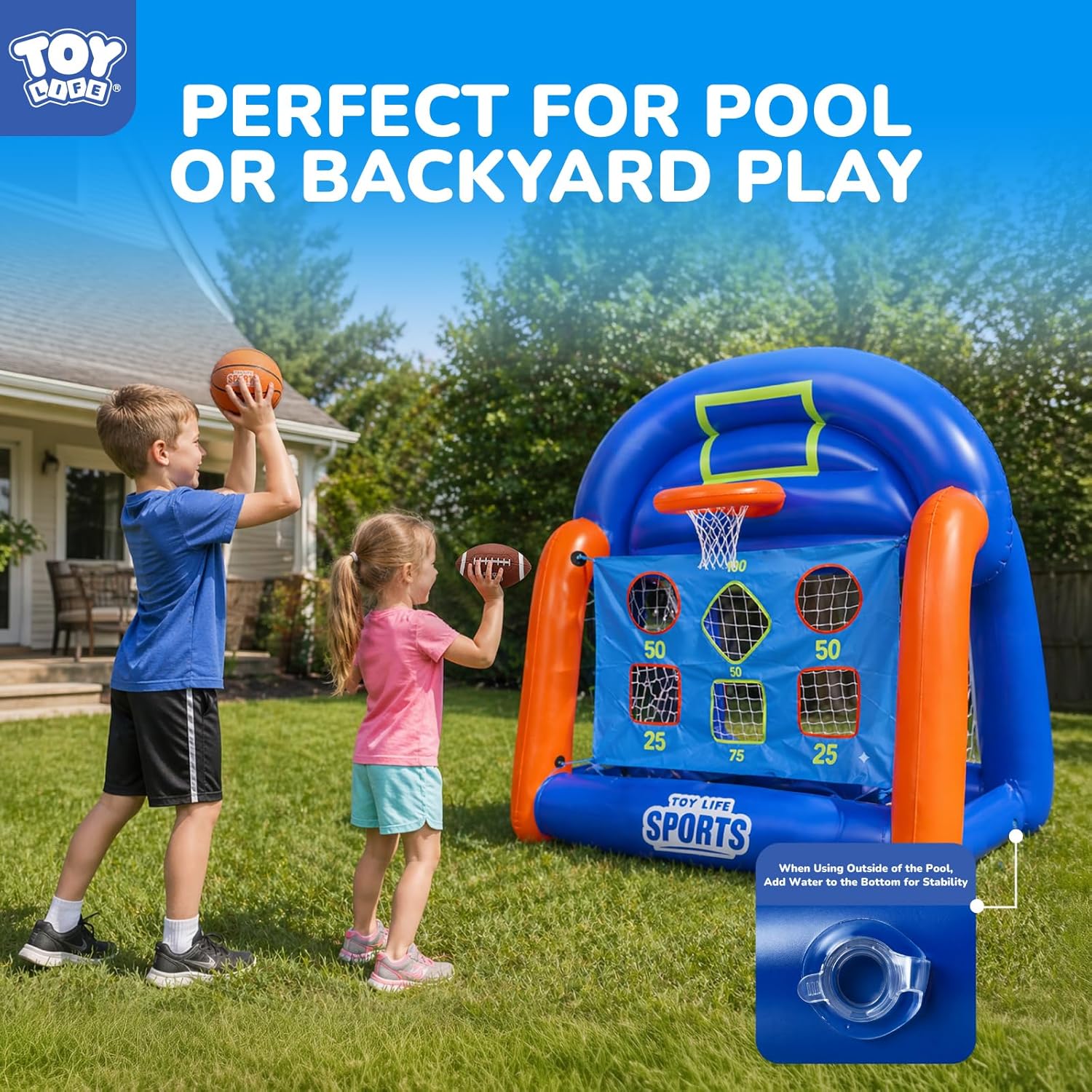 Multi-Sport Pool Games Inflata - Kids Toys Set ulasan dan harga