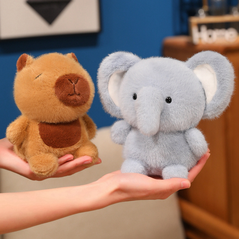 15CM Small Desktop Plush Toys  - Kids Toys Elephant ulasan dan harga