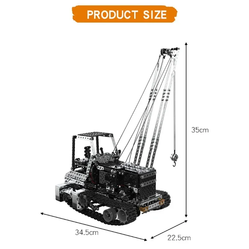 DIY Metal RC Crane Electric Ho - Kids Toys Idea ulasan dan harga