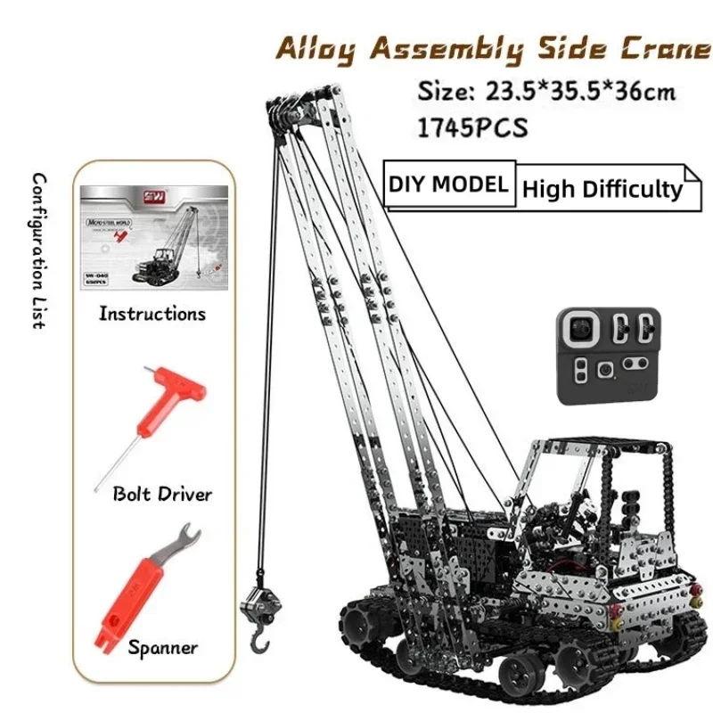 DIY Metal RC Crane Electric Ho - Kids Toys Idea ulasan dan harga