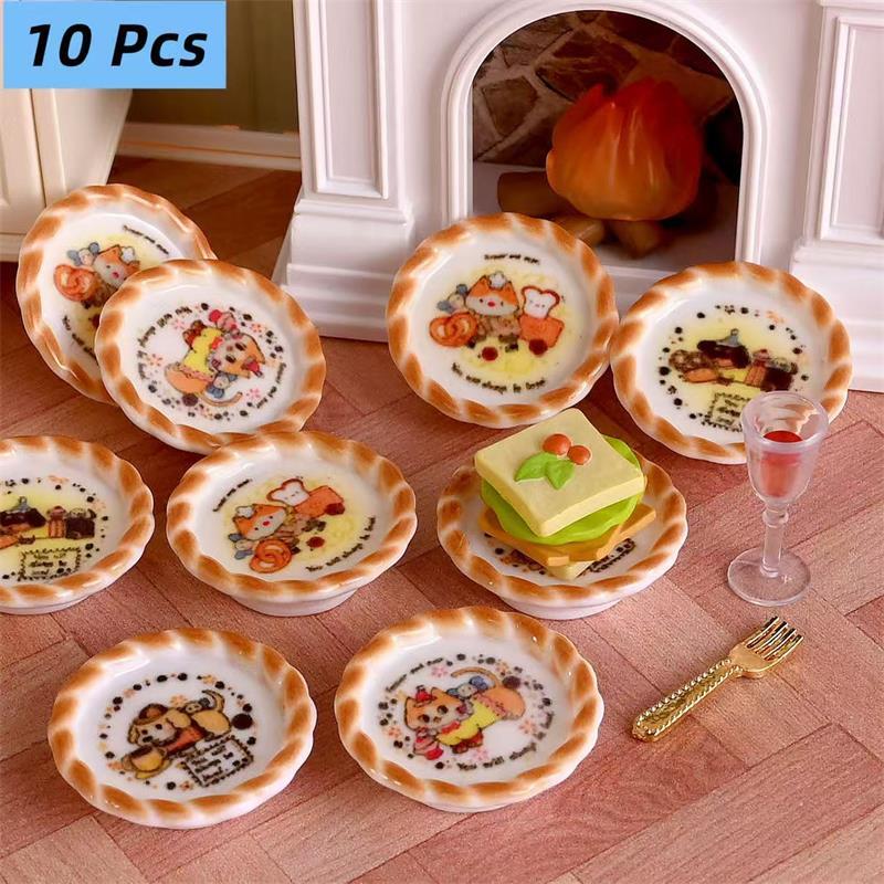 10Pcs/set Dollhouse Miniature  - Kids Toys Set ulasan dan harga