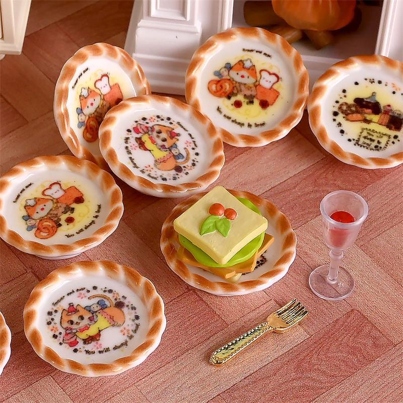 10Pcs/set Dollhouse Miniature  - Kids Toys Set ulasan dan harga