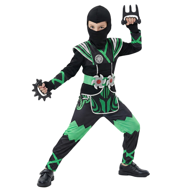 Green Ninja Costume for Kids w - Kids Toys Set ulasan dan harga