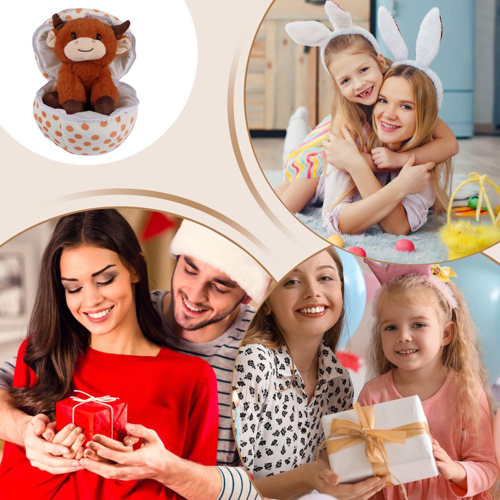 Animal Plush Toys Easter Decor - Kids Zip Toys ulasan dan harga
