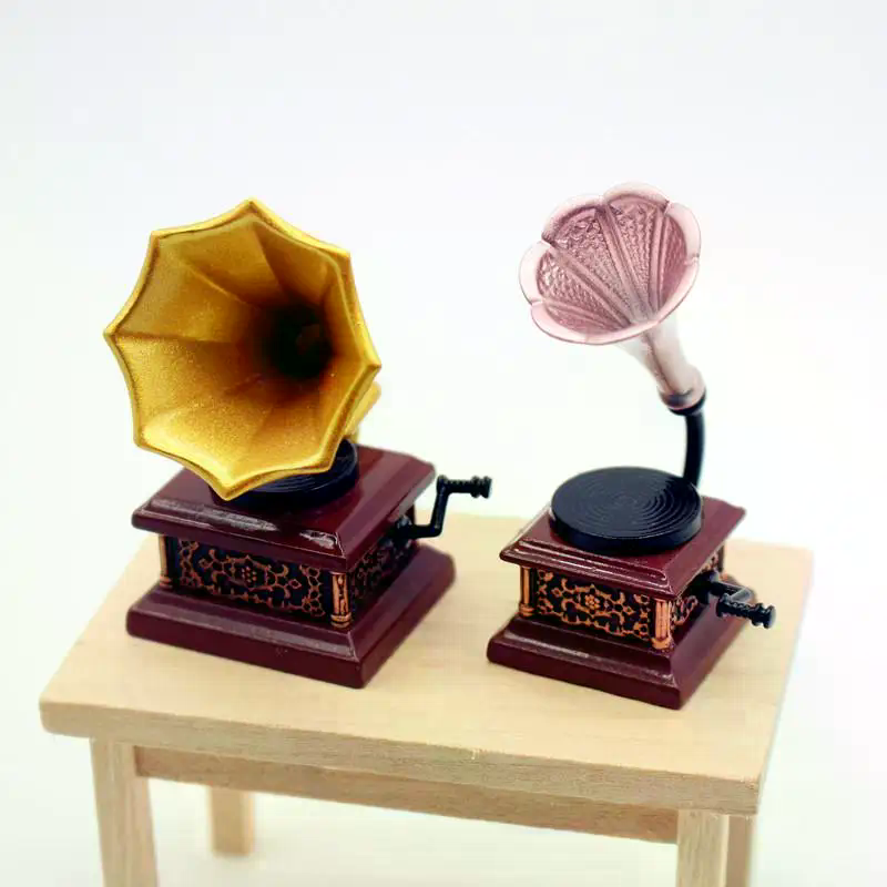 Dollhouse Vintage Phonograph M - Kids Toys Idea ulasan dan harga