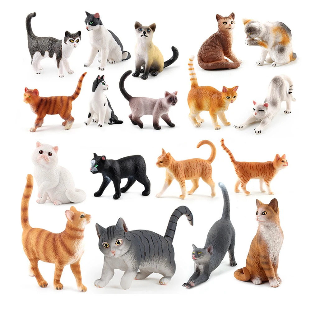 Cat Model Toys Farm Animals Mi - Kids Toys China ulasan dan harga