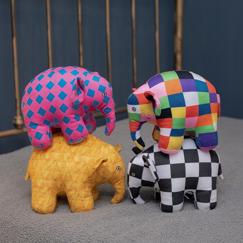 Cartoon Anime Elmer The Elepha - Kids Toys Elephant ulasan dan harga