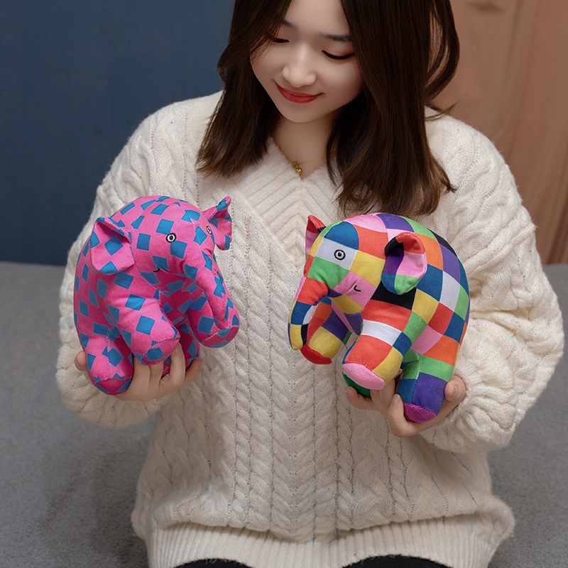 Cartoon Anime Elmer The Elepha - Kids Toys Elephant ulasan dan harga