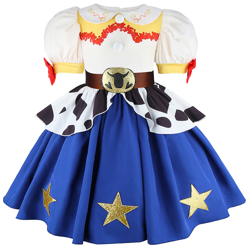 2026 New Girls Cow Spot Dress  - Kids Toys Set ulasan dan harga