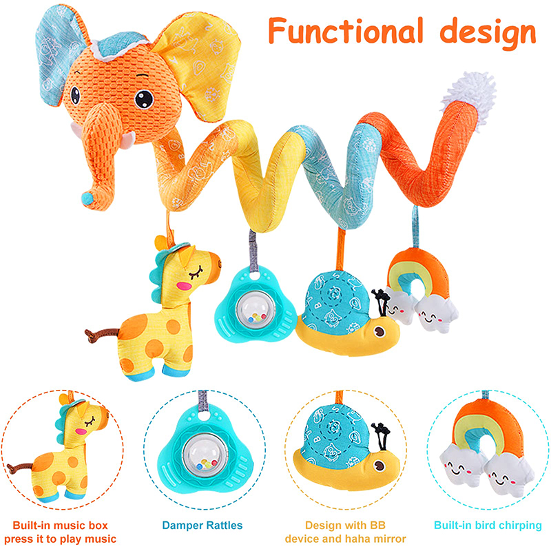 Car Seat Toys Infant Color Ele - Kids Toys Elephant ulasan dan harga