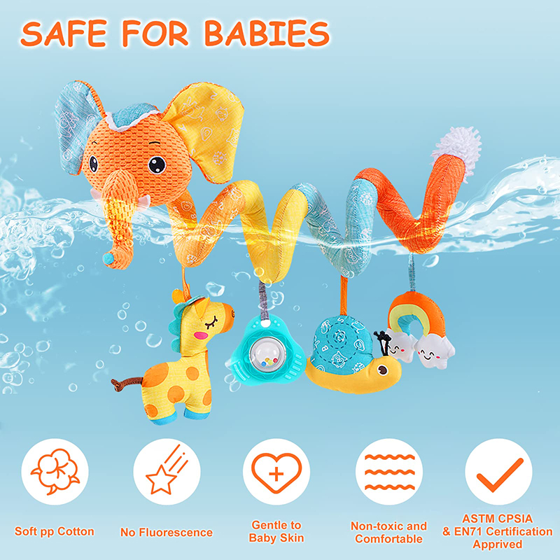 Car Seat Toys Infant Color Ele - Kids Toys Elephant ulasan dan harga