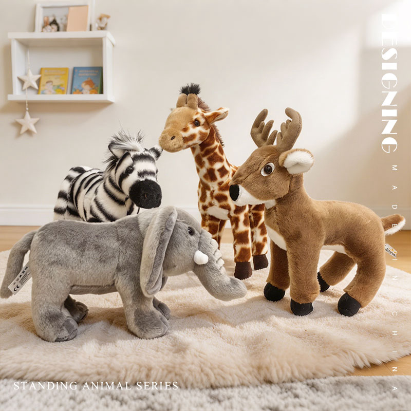 Simulated Standing Animal Plus - Kids Toys Elephant ulasan dan harga
