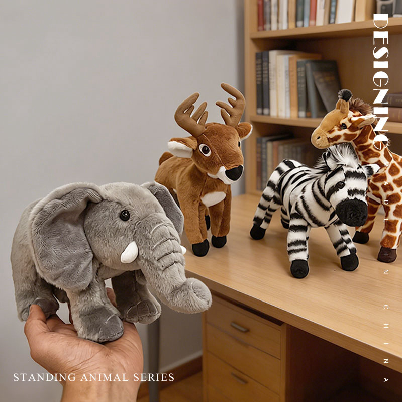 Simulated Standing Animal Plus - Kids Toys Elephant ulasan dan harga